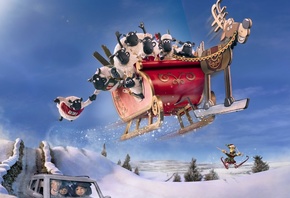 Shaun the Sheep The Flight Before Christmas, Animation, Comedy, Family