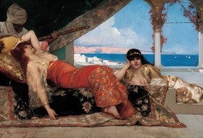 Jean-Joseph Benjamin-Constant, 1879, French Art, The Favorite of the Emir