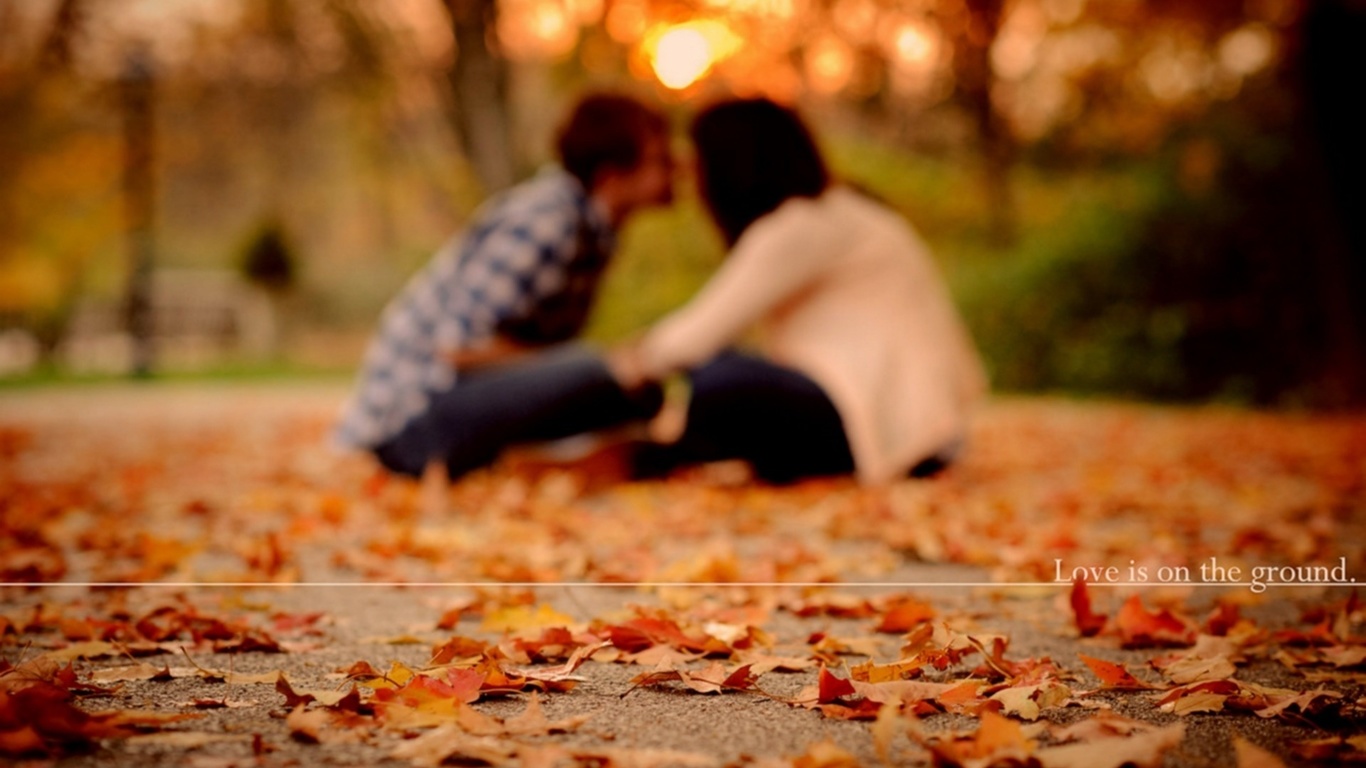 wallpapers autumn, emotions, chuvstava, love, photo