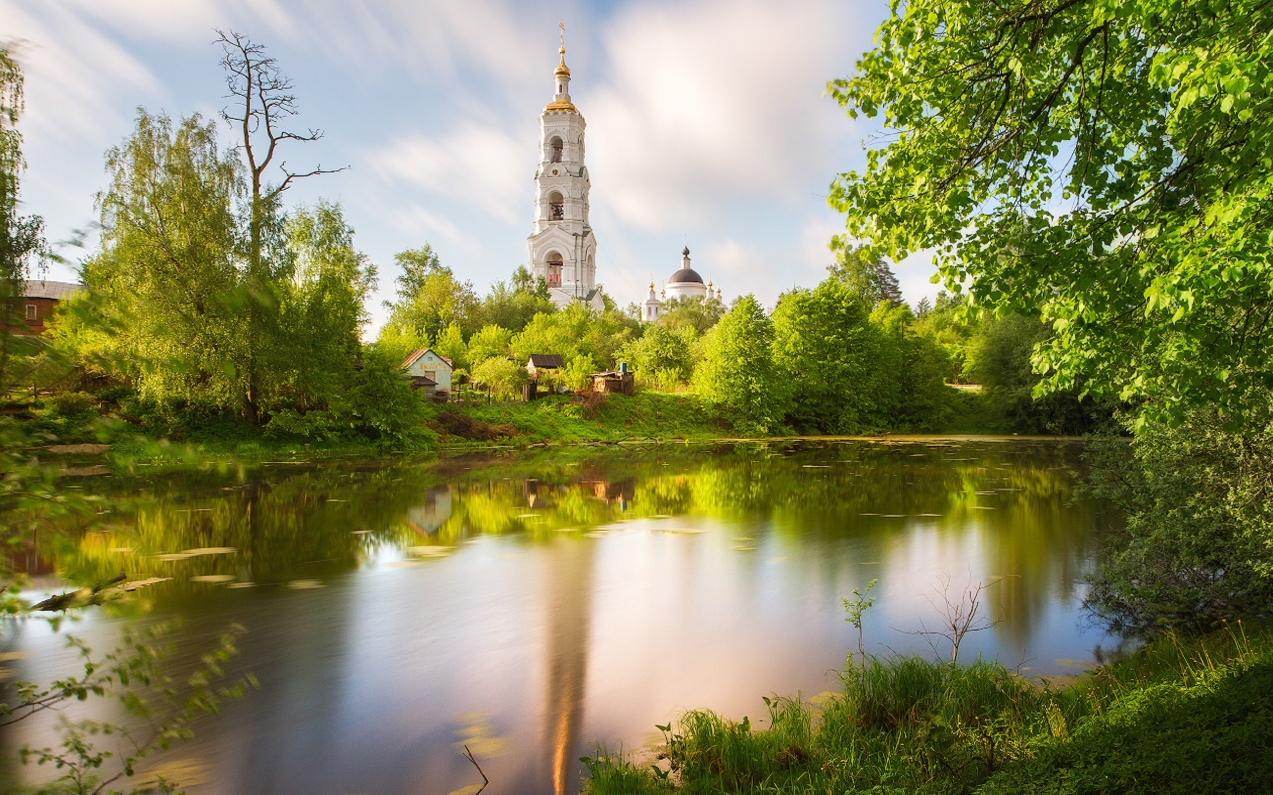 Фото Природа Летом У Реки В Деревне