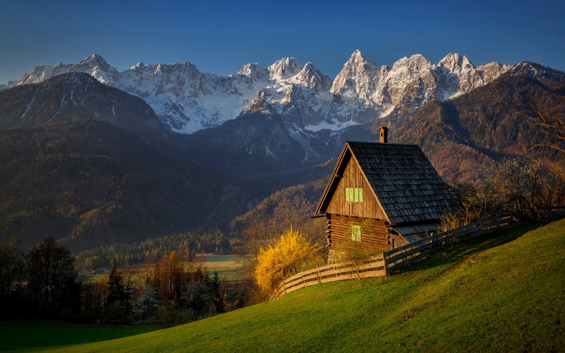 Красивые Пейзажи С Домами Фото