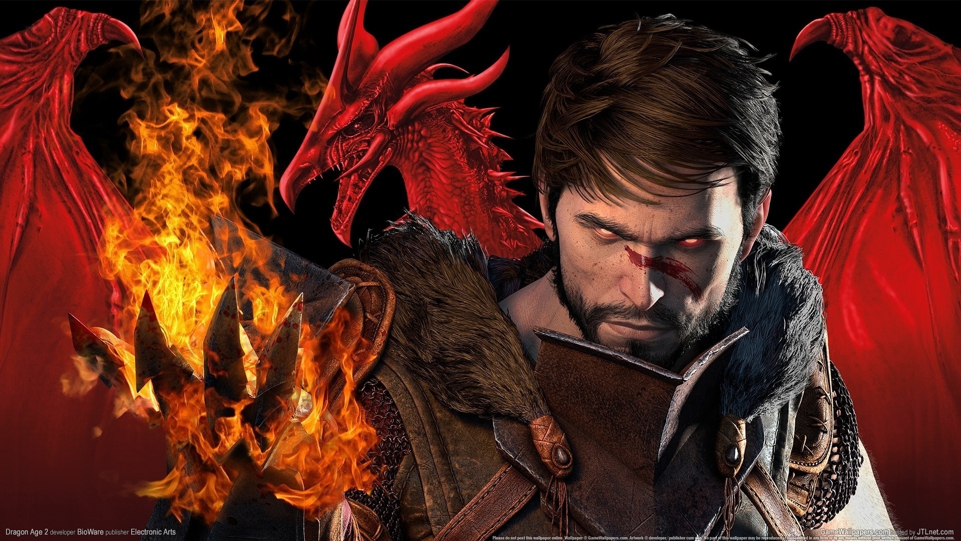 Живые обои dragon age