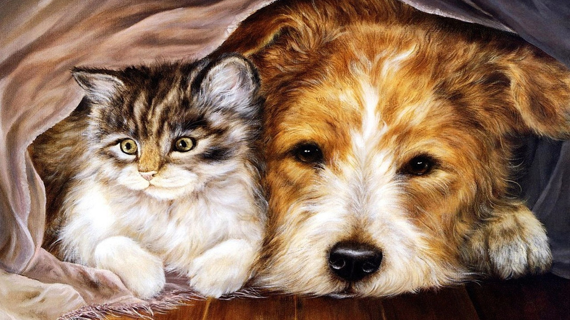 Картины с изображением собак