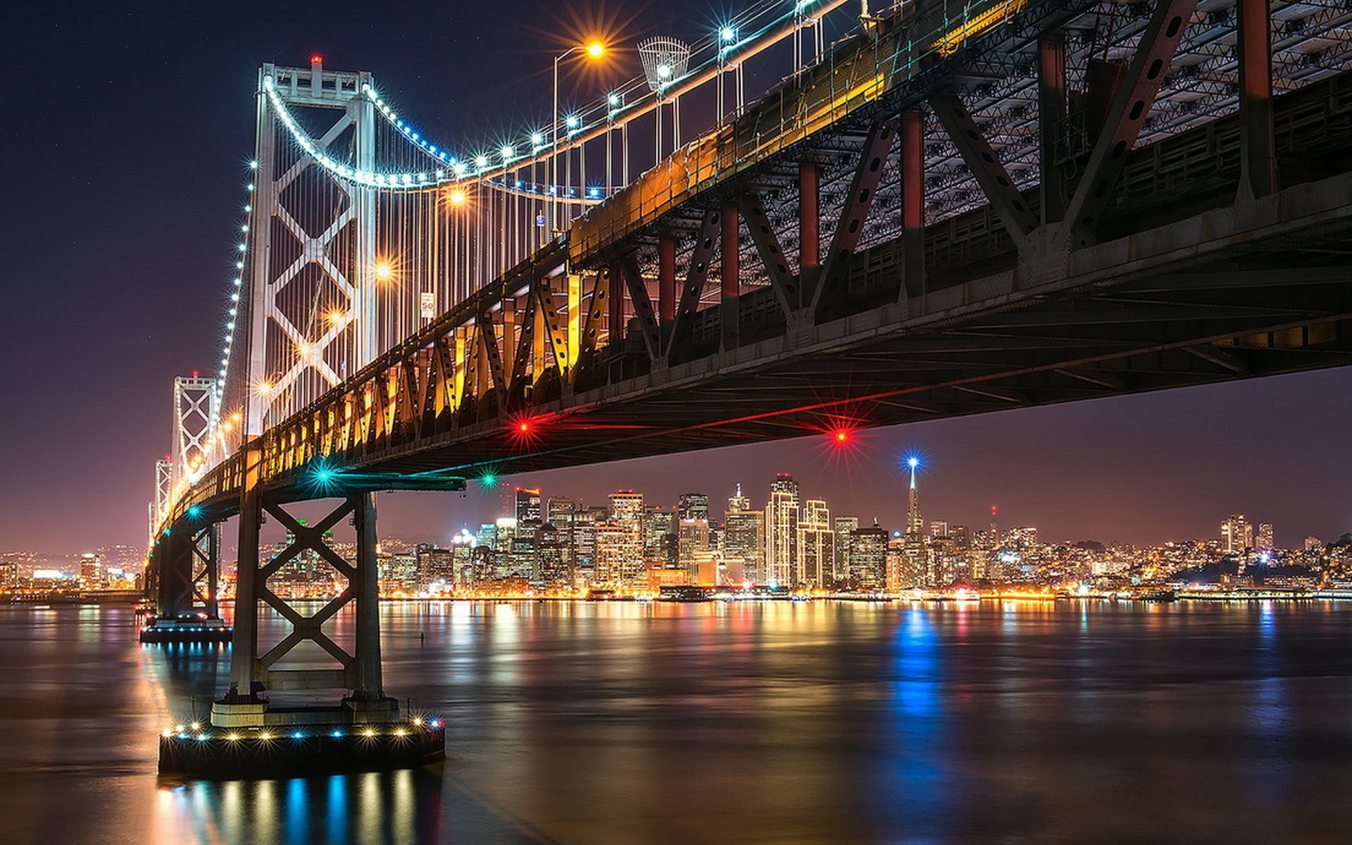 Ночной Сан Франциско мост