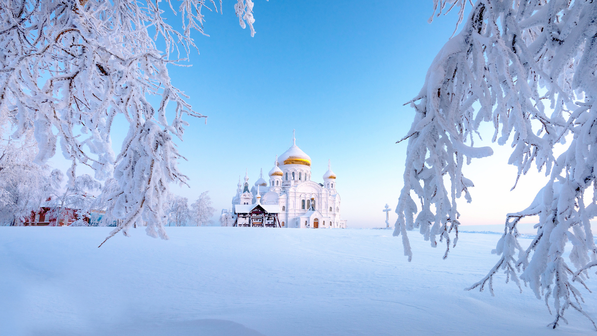 Белогорский монастырь зимой фото