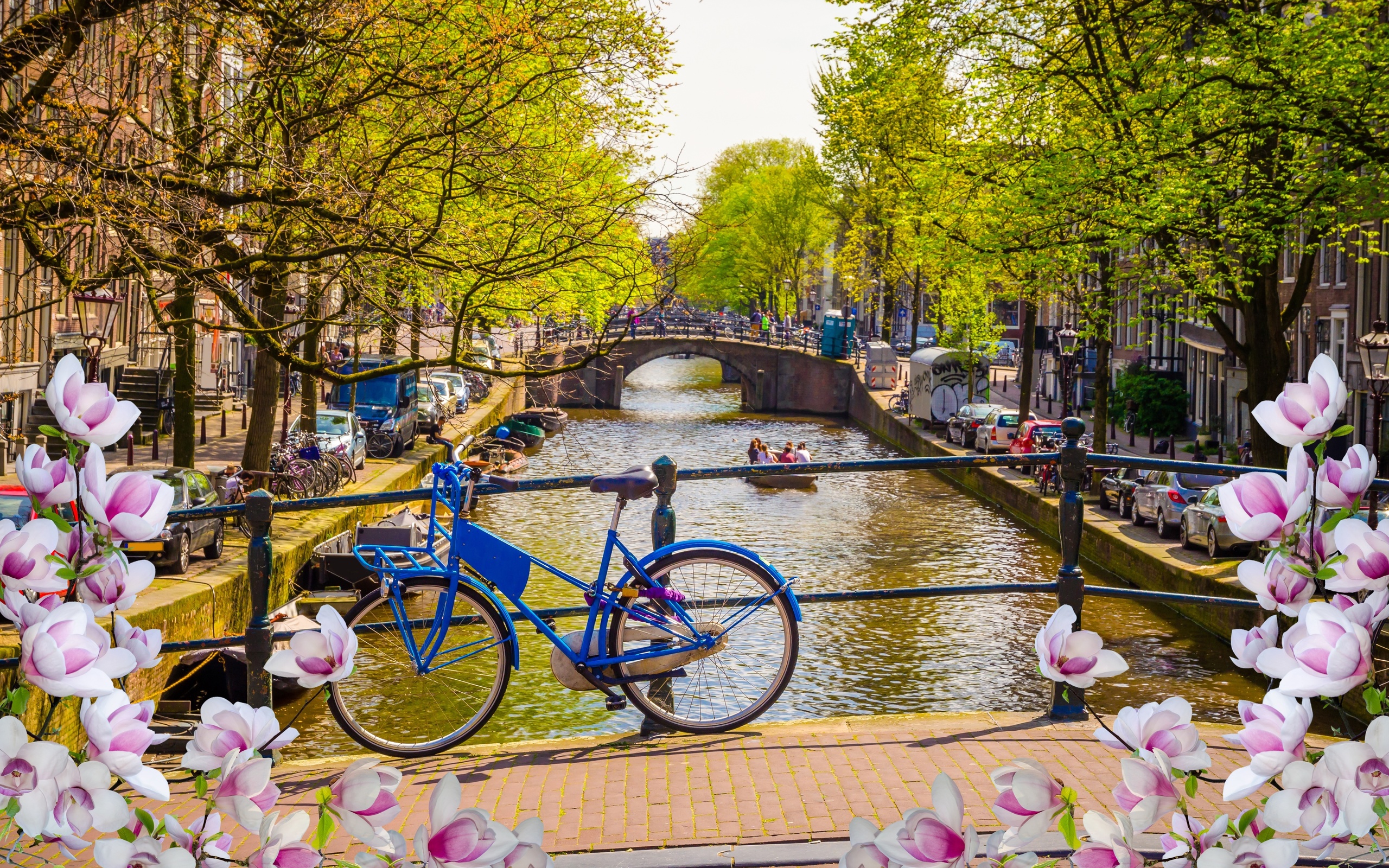 Амстердам город в Нидерландах парк Тиволи