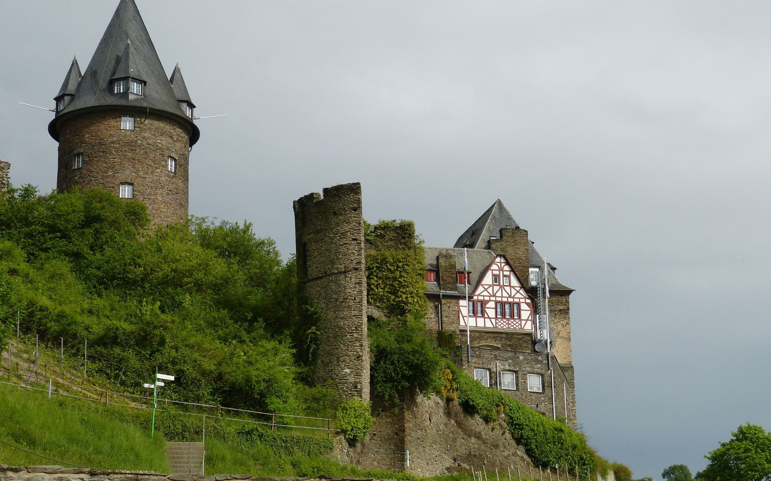 Германия замок Бахарах