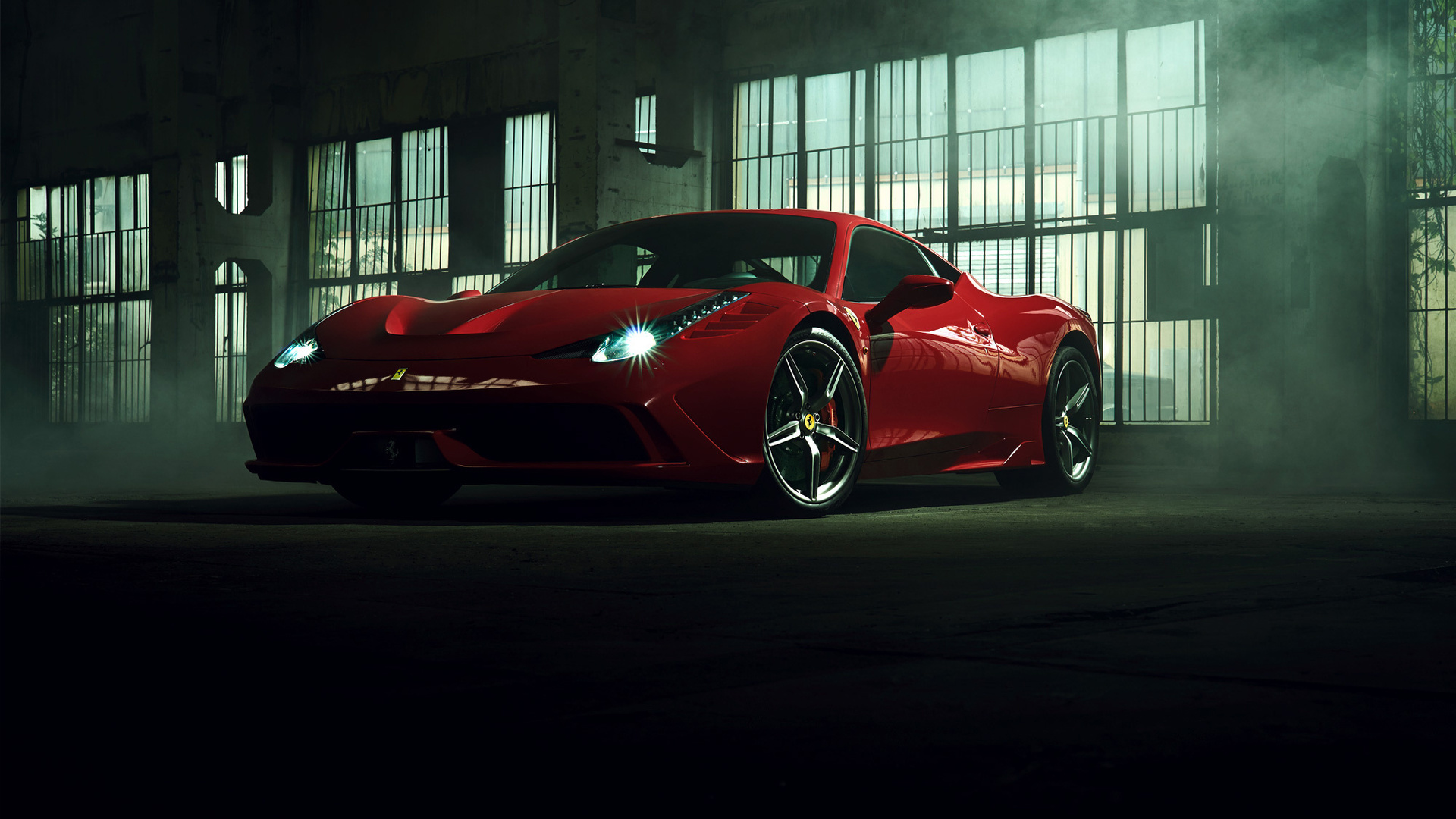 Обои на рабочий стол ferrari 458