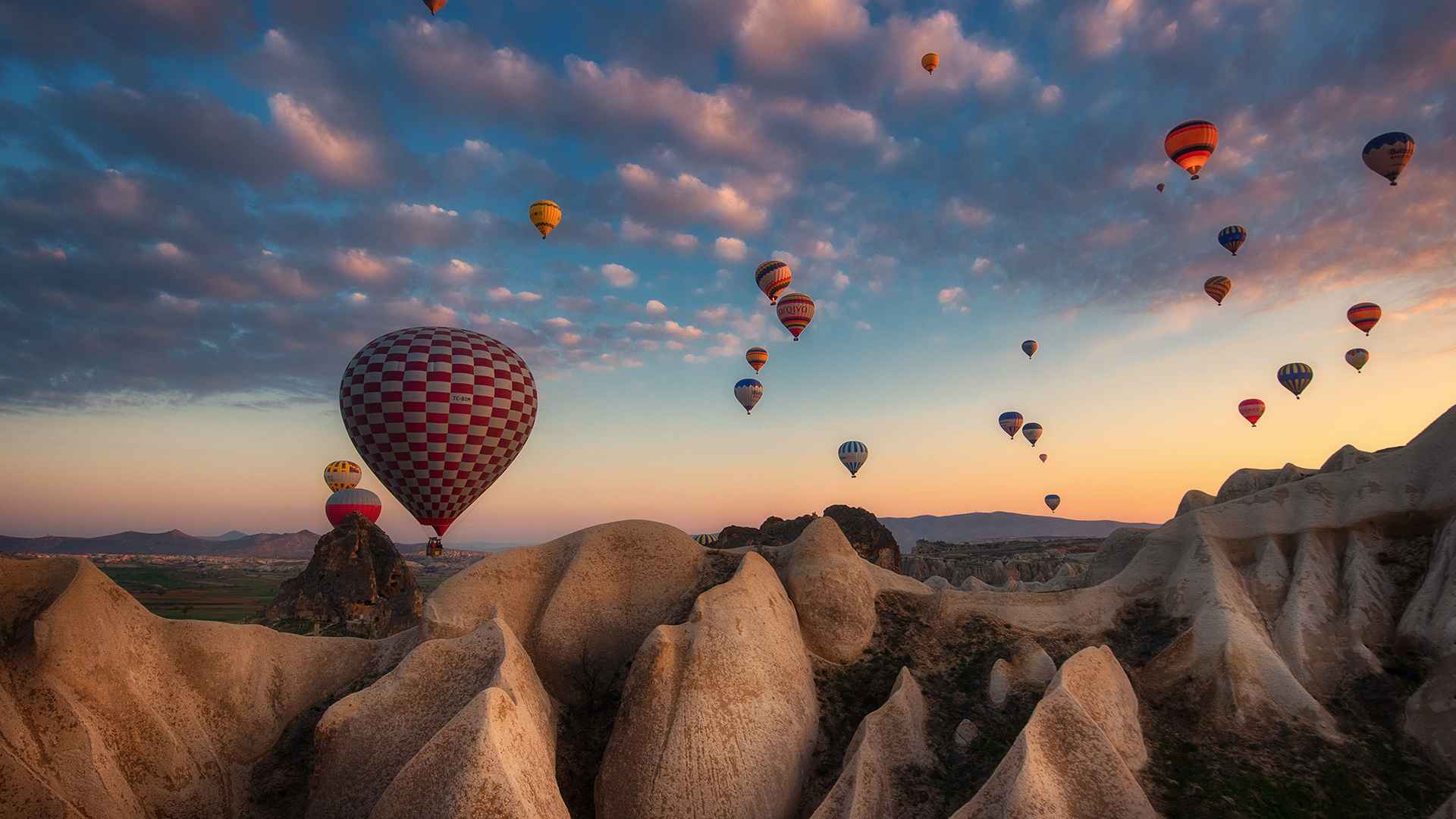 каппадокия фото с воздушными шарами