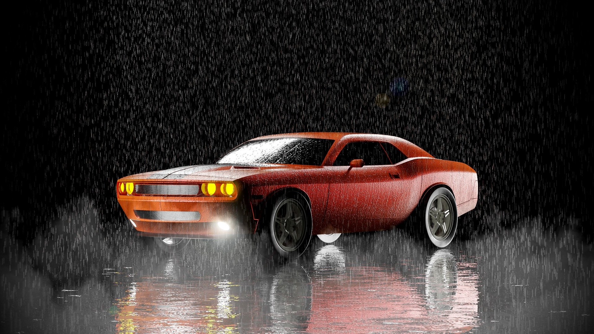 Обои на айфон dodge challenger