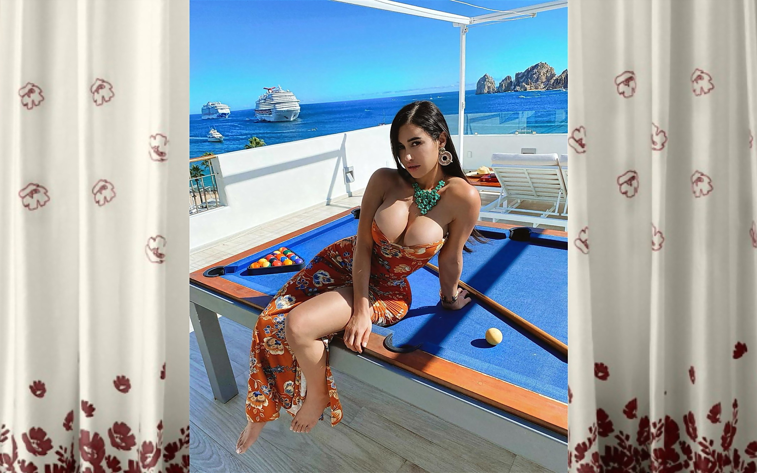 Картинки joselyn cano, девушка, модель, бассейн - обои 2560x1600, картинка ...