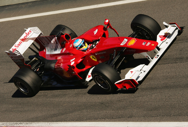 , formula 1, fernando alonso, ferari f10, 