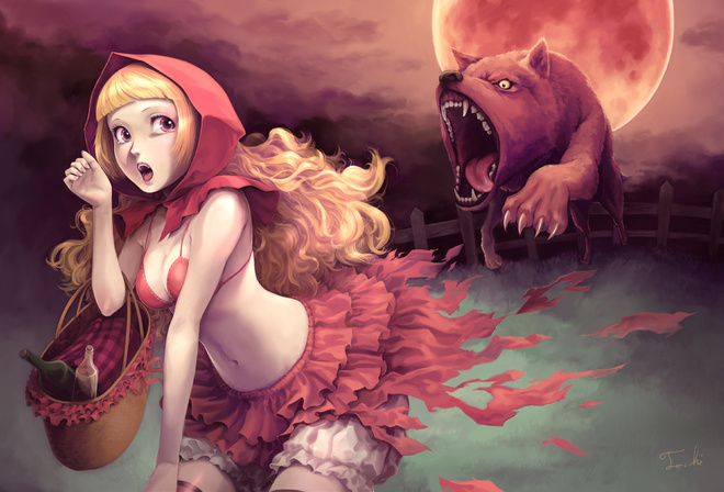 Little red riding hood,  , 