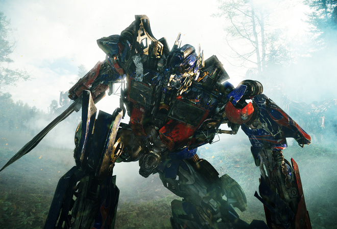 the movie, optimus prime, forest battle, Transformers 2, revenge of the fallen, shia labeouf