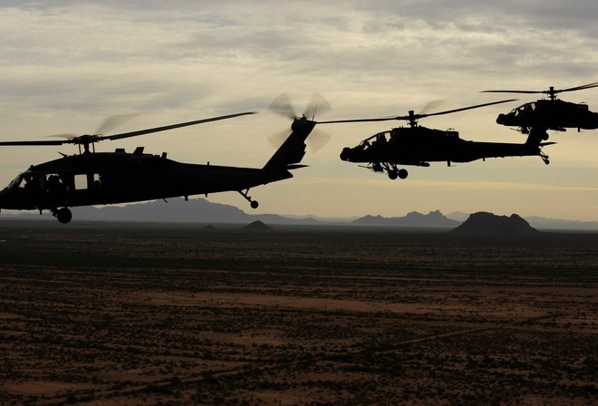 Uh-60 black hawk, ah-64 apache, usa army