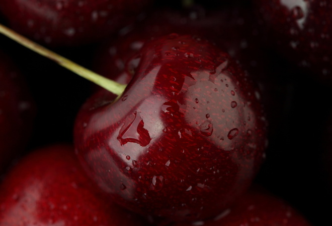 , , , food, , , fruit, macro, cherry, 