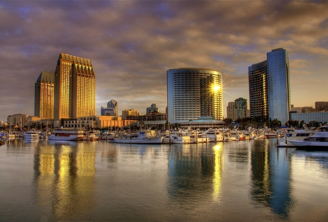 San diego, california, sunrise