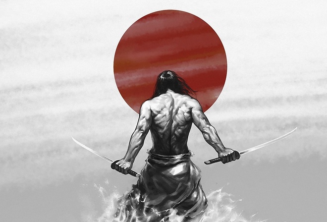 , japan, , sun, , , , samurai, katana