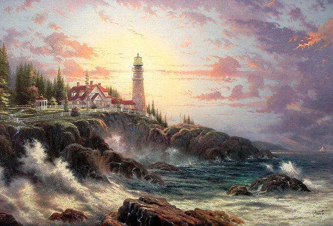 Thomas kinkade, , , , 