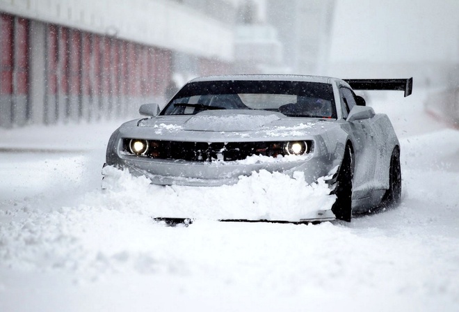 wallpapers, snow, chevrolet, car, winter, camaro, zl1