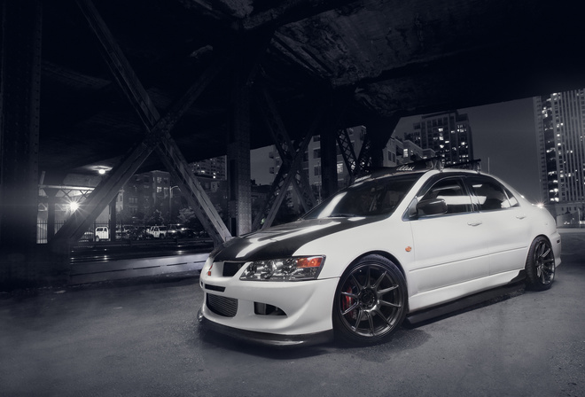 lancer, mitsubishi, white, ix, , evolution