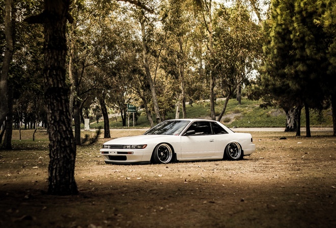 Nissan, , white, s13, silvia, , , 