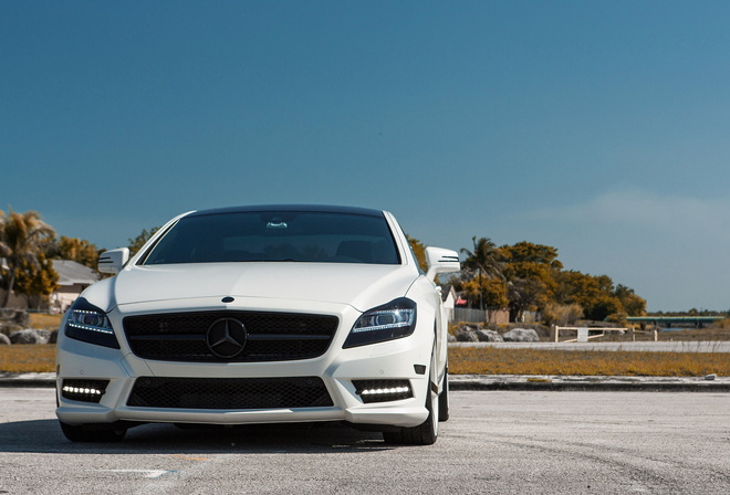 Mercedes, CLS 550, White, Matte, 