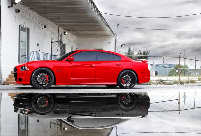 srt8, Dodge, , , 8, red, miami, charger, puddle, , reflection