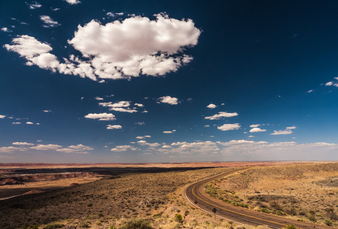 road, nature, sky