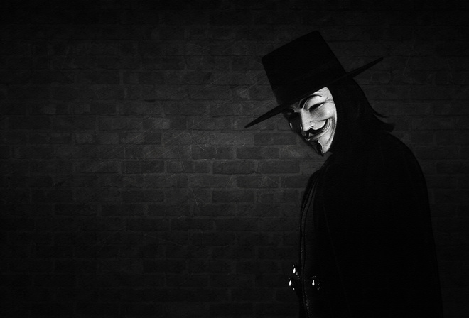 , anonymous, v for vendetta, , V -  