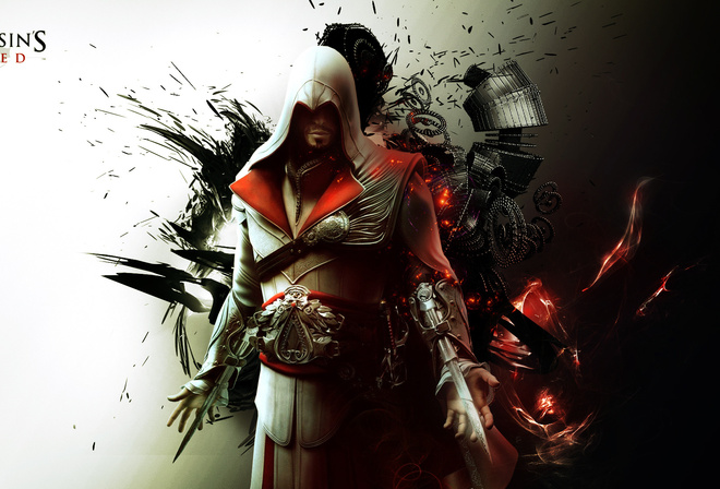 fon, ezio auditore da firenze, , abstract, Assassins creed brotherhood, 