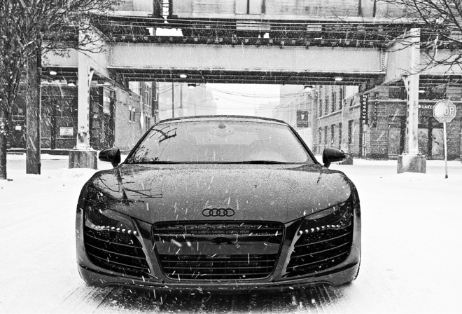 audi R8, audi, r8, black