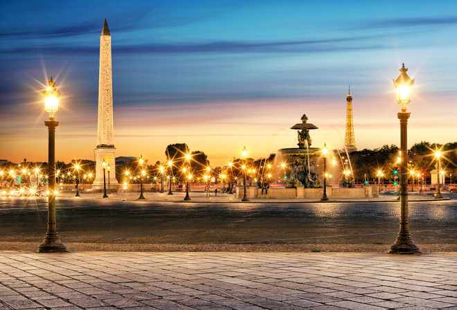 la tour eiffel, Place de la concorde, paris, france, ob__lisque de louxor