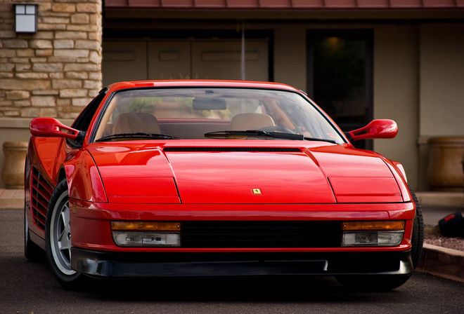 , , , 512, testarossa, red, bulding, Ferrari