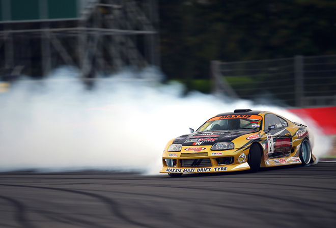 supra, sportcar, smoke, Toyota, competition, drift, tuning