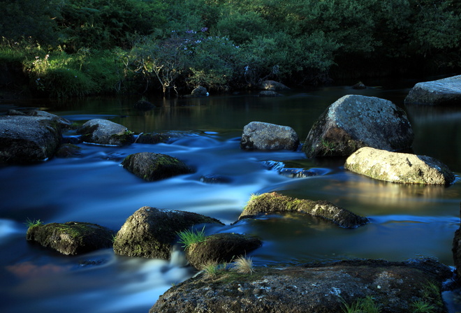 dartmoor, landscape, reflections, slowexposure