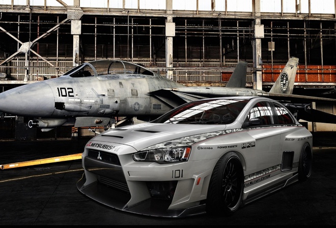 Military, Evo, Lancer.