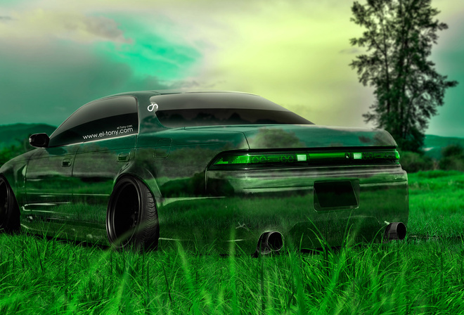 Tony Kokhan, Toyota, Mark2, JDM, JZX90, Crystal, Nature, Green, Grass, Japan, Style, Art, Design, HD Wallpapers, el Tony Cars, Tuning,  , , , 2, 90 , , , , , , , , , 