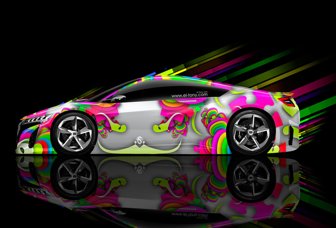 Tony Kokhan, Honda, NSX, Abstract, Aerography, Car, eQ, Multicolors, HD Wallpapers, el Tony Cars, Style, Design, Art,  , , , ,  , , , , , , , , , , , 201