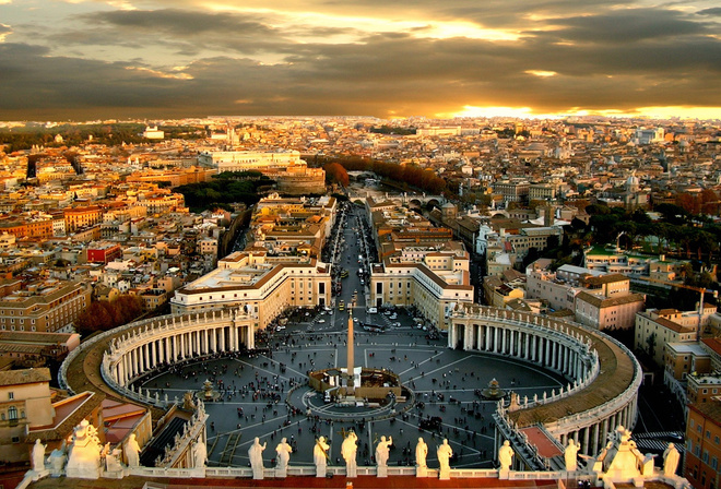 roma, italy, city, view, buildings