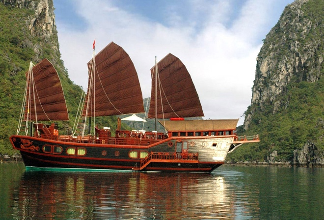 ha long bay, vietnam, water, mountain, asia, boats