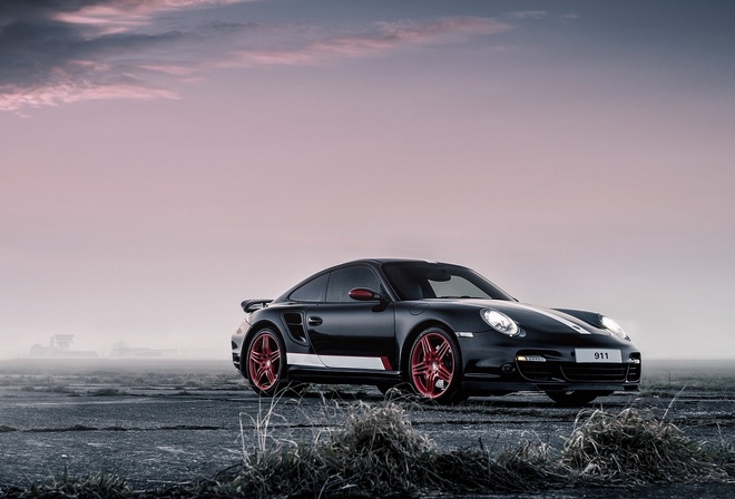 porshe 911, car, road, wheels