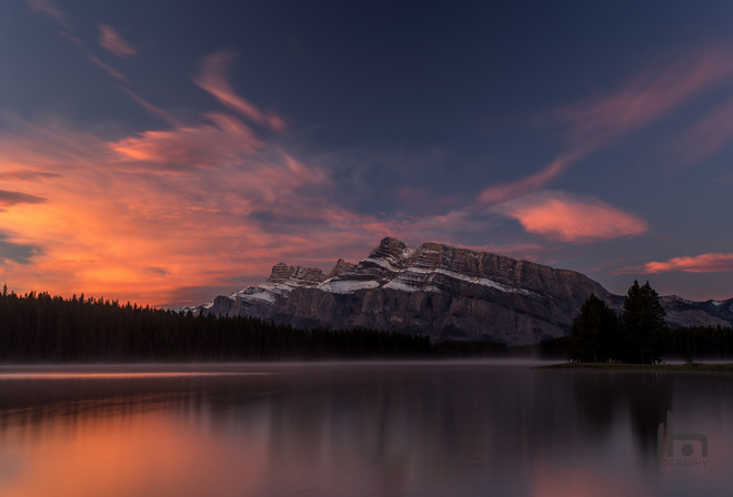 Two Jack Lake, Banff National Park., , 