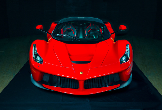 Ferrari, LaFerrari, Red, Hot, Supercar, Color, Power, Front