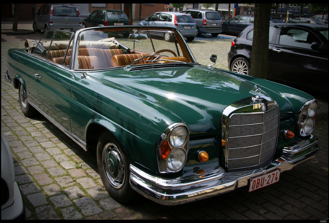 Mercedes-Benz 220 SE Cabriolet, machine, Car