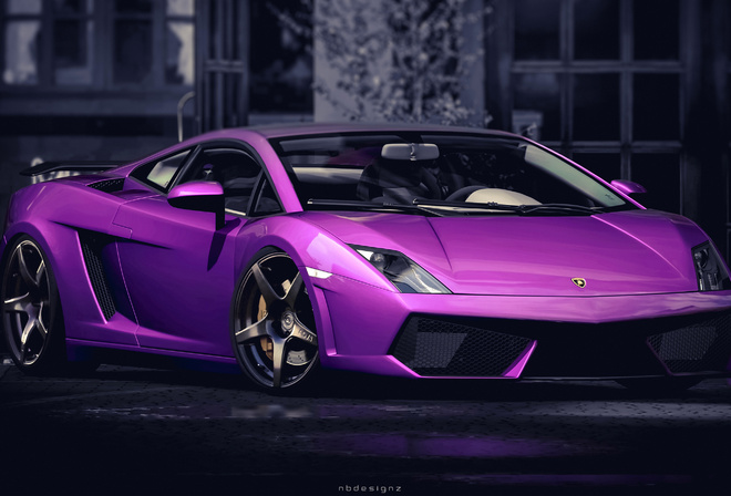 PURPLE, LAMBORGHINI, GALLARDO