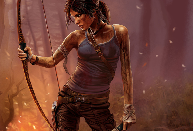 girl, lara kroft, igra, tomb raider