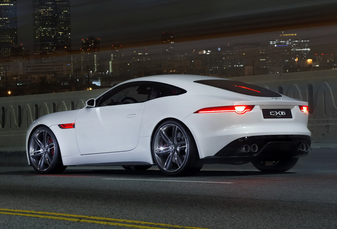 Jaguar, C-X16, Concept, white, car