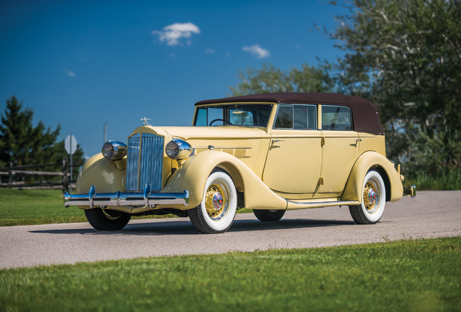 , 1935, Packard, Eight, Convertible, Sedan, RHD