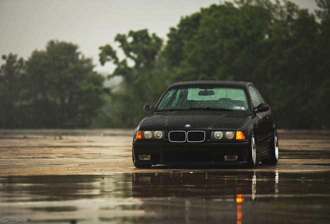 BMW, E36, , black